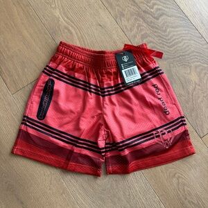 Baseball Lifestyle 101 - Crayon Youth Shorts- Dead Red- Size YS- NEW WITH TAGS